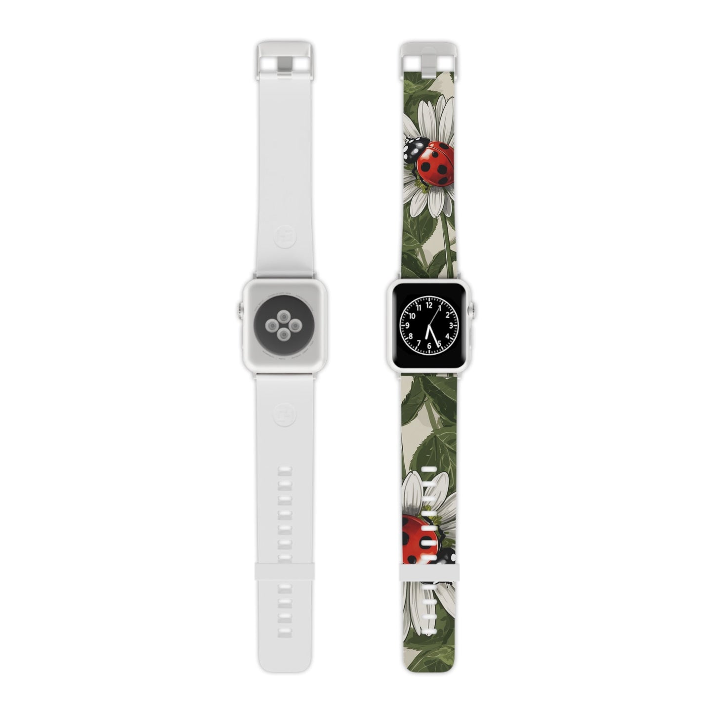 Ladybug & Daisy Garden Charm Apple Watch Band - BOGO Cases