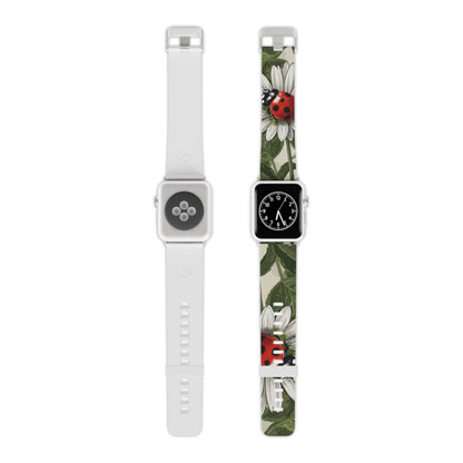 Ladybug & Daisy Garden Charm Apple Watch Band - BOGO Cases