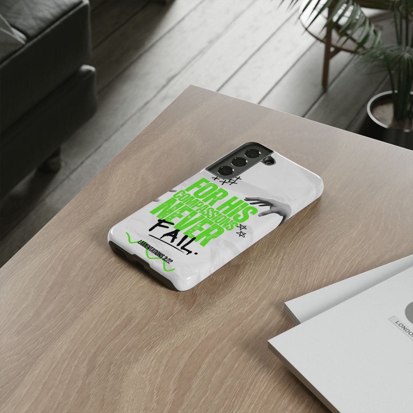 Lamentations 3:22 God's Compassion - Samsung Galaxy Case - BOGO Cases