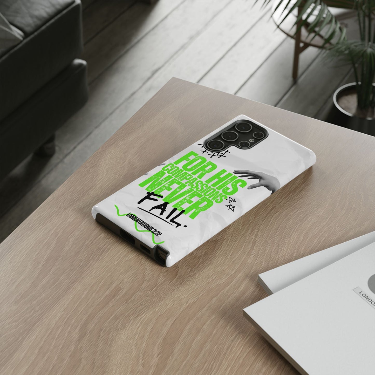 Lamentations 3:22 God's Compassion - Samsung Galaxy Case - BOGO Cases