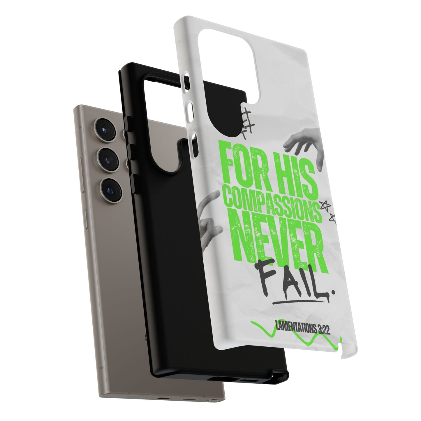 Lamentations 3:22 God's Compassion - Samsung Galaxy Case - BOGO Cases