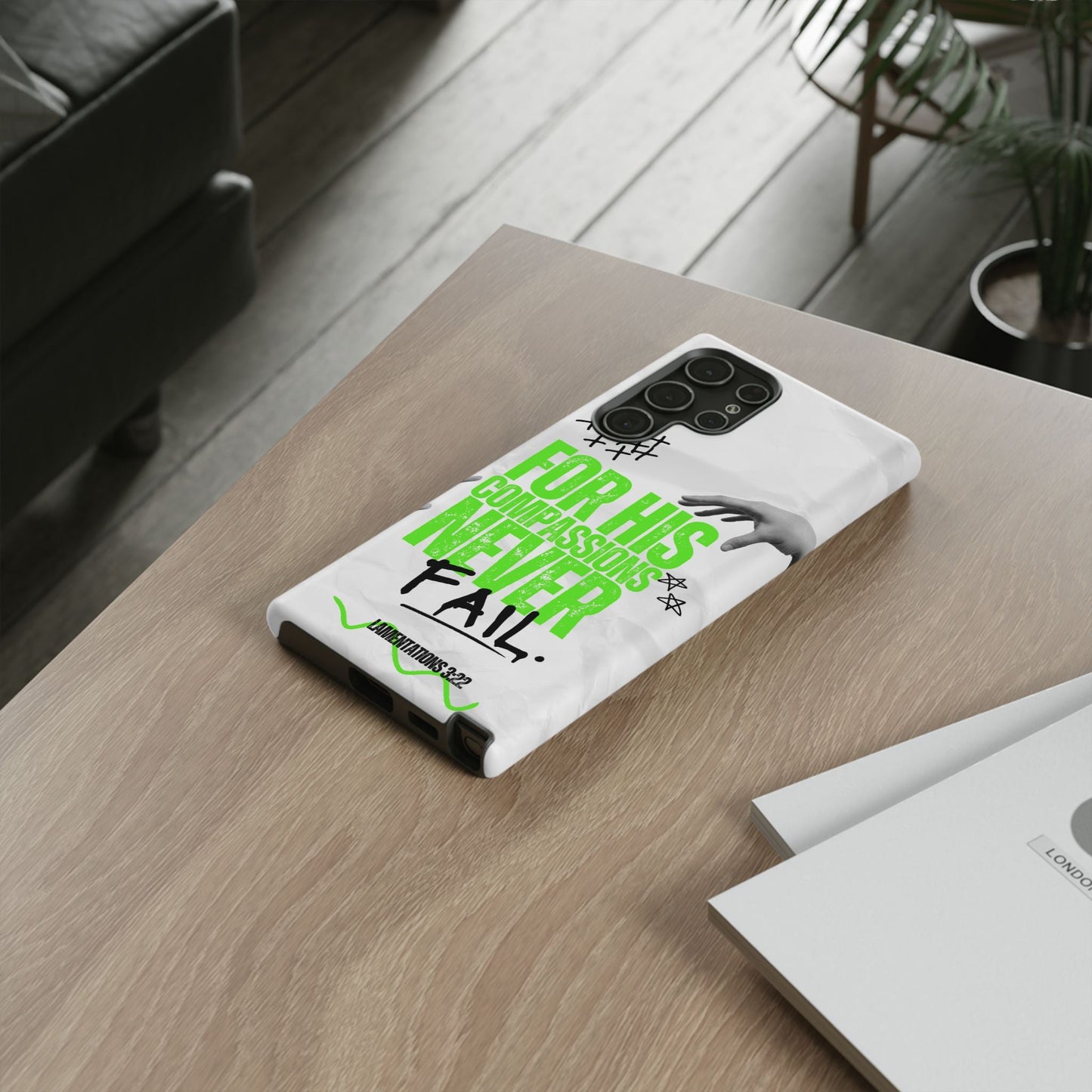 Lamentations 3:22 God's Compassion - Samsung Galaxy Case - BOGO Cases