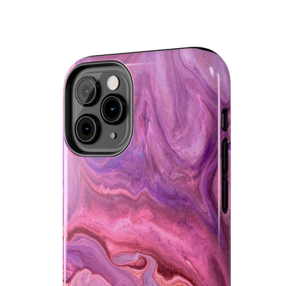 Lavender Dreamscape – iPhone Case with Pink & Purple Marble Swirl - BOGO Cases