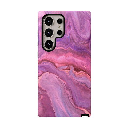 Lavender Dreamscape – Samsung Galaxy Case with Purple & Pink Marble Art - BOGO Cases