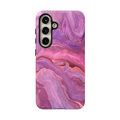 Lavender Dreamscape – Samsung Galaxy Case with Purple & Pink Marble Art - BOGO Cases