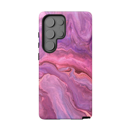 Lavender Dreamscape – Samsung Galaxy Case with Purple & Pink Marble Art - BOGO Cases