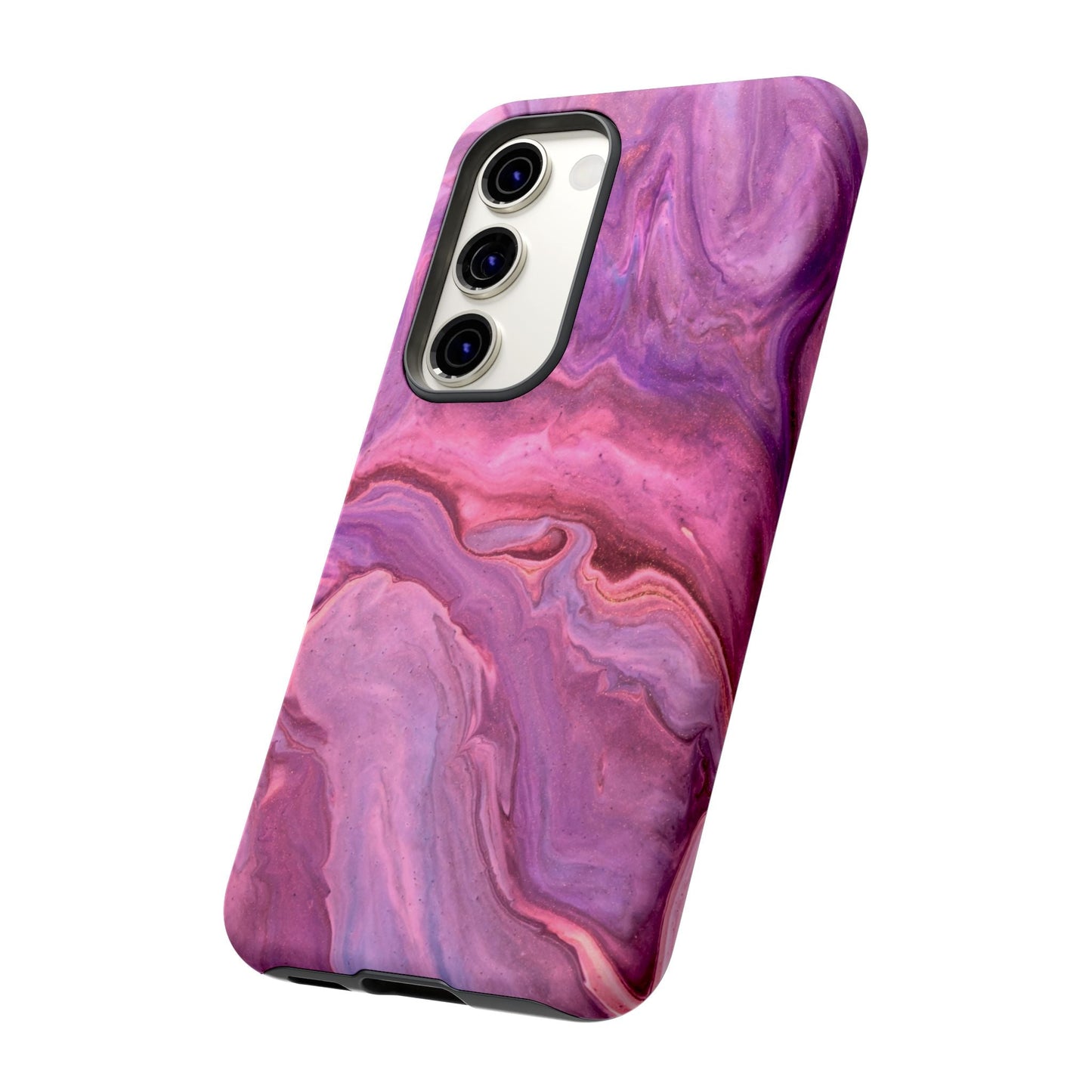 Lavender Dreamscape – Samsung Galaxy Case with Purple & Pink Marble Art - BOGO Cases