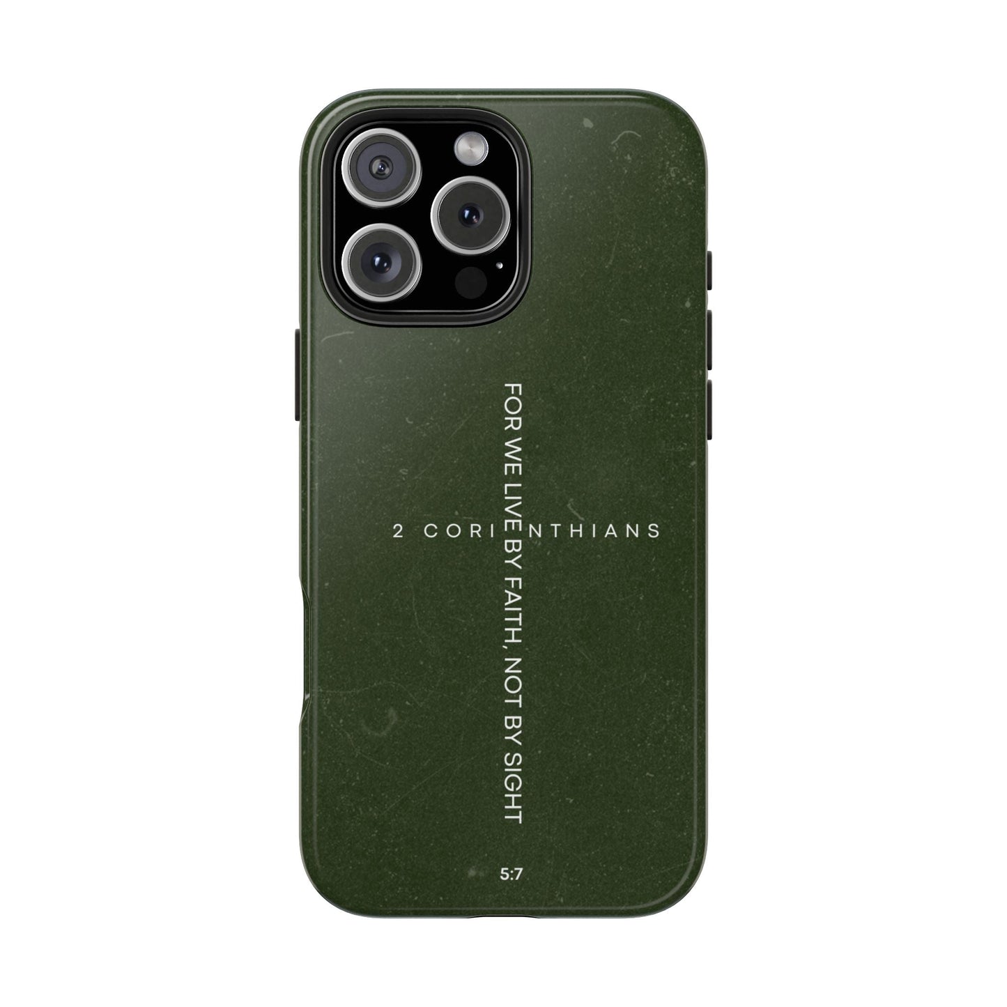Live by Faith - 2 Corinthians 5:7 iPhone Series Case - BOGO Cases