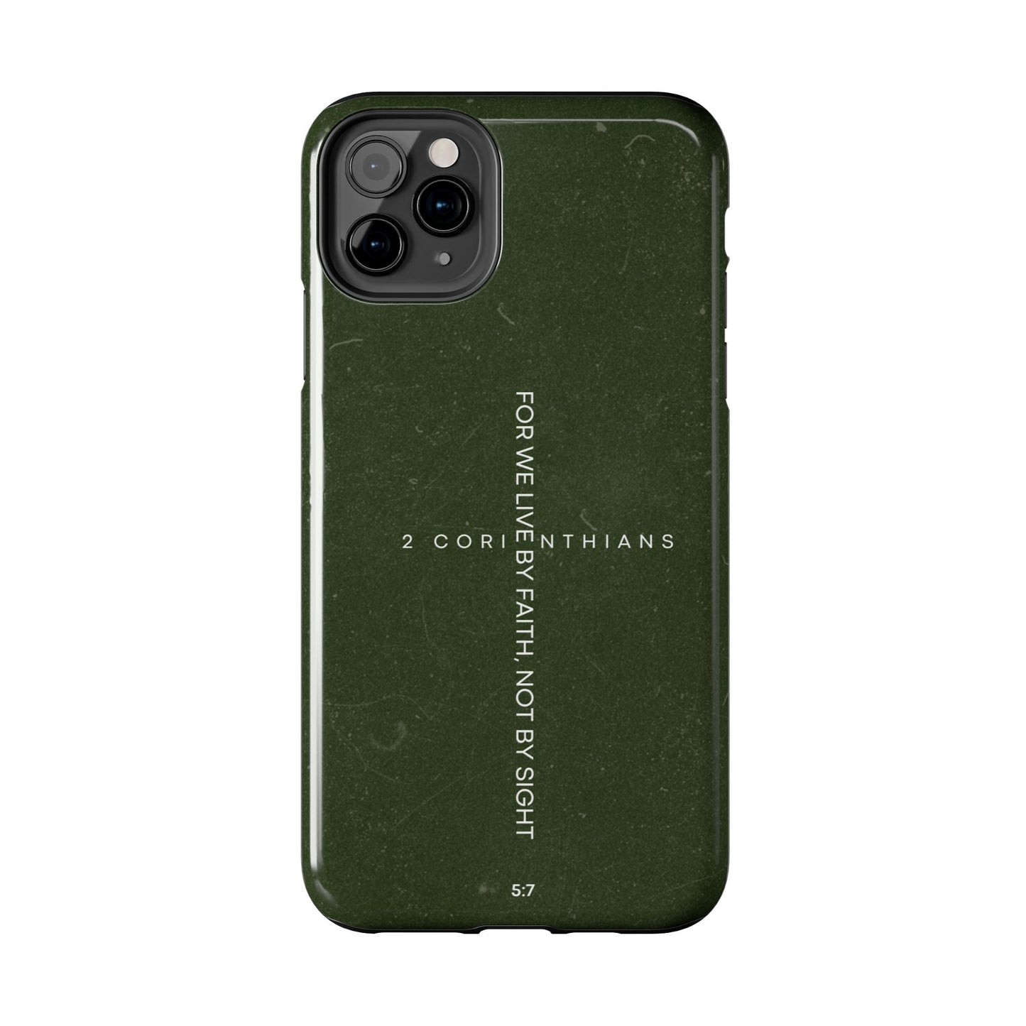 Live by Faith - 2 Corinthians 5:7 iPhone Series Case - BOGO Cases