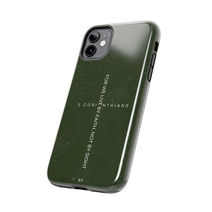 Live by Faith - 2 Corinthians 5:7 iPhone Series Case - BOGO Cases