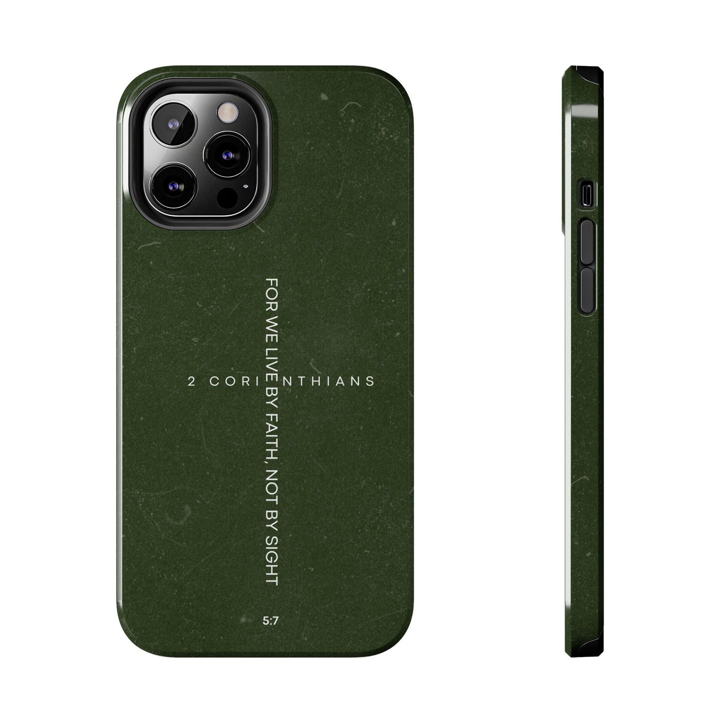 Live by Faith - 2 Corinthians 5:7 iPhone Series Case - BOGO Cases