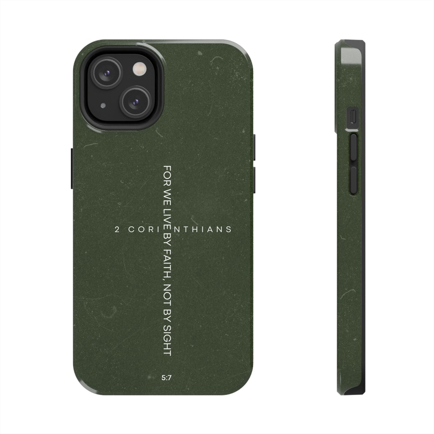 Live by Faith - 2 Corinthians 5:7 iPhone Series Case - BOGO Cases