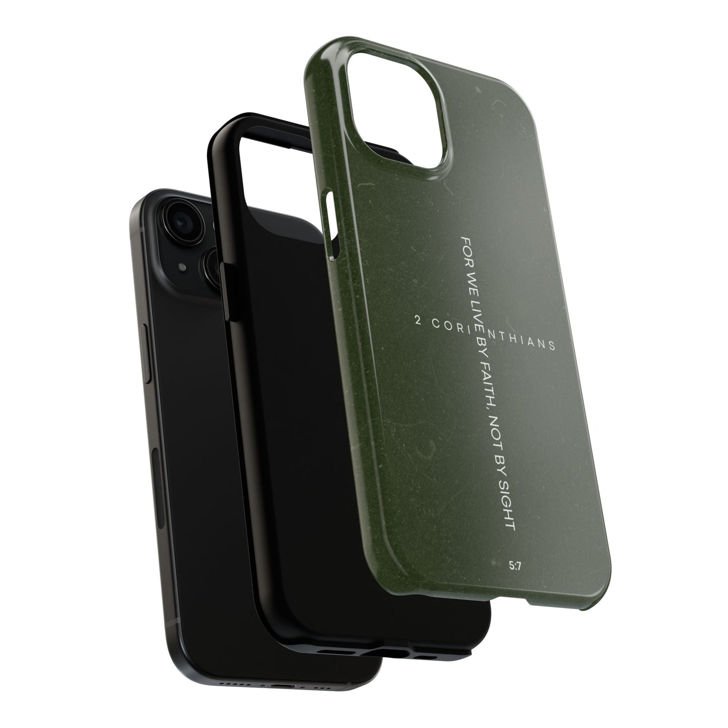Live by Faith - 2 Corinthians 5:7 iPhone Series Case - BOGO Cases