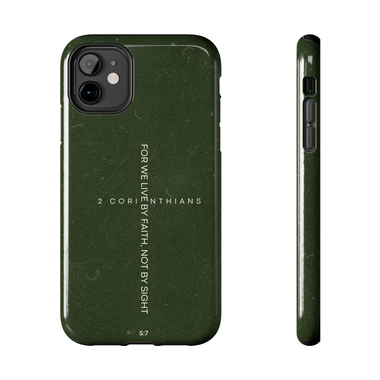 Live by Faith - 2 Corinthians 5:7 iPhone Series Case - BOGO Cases