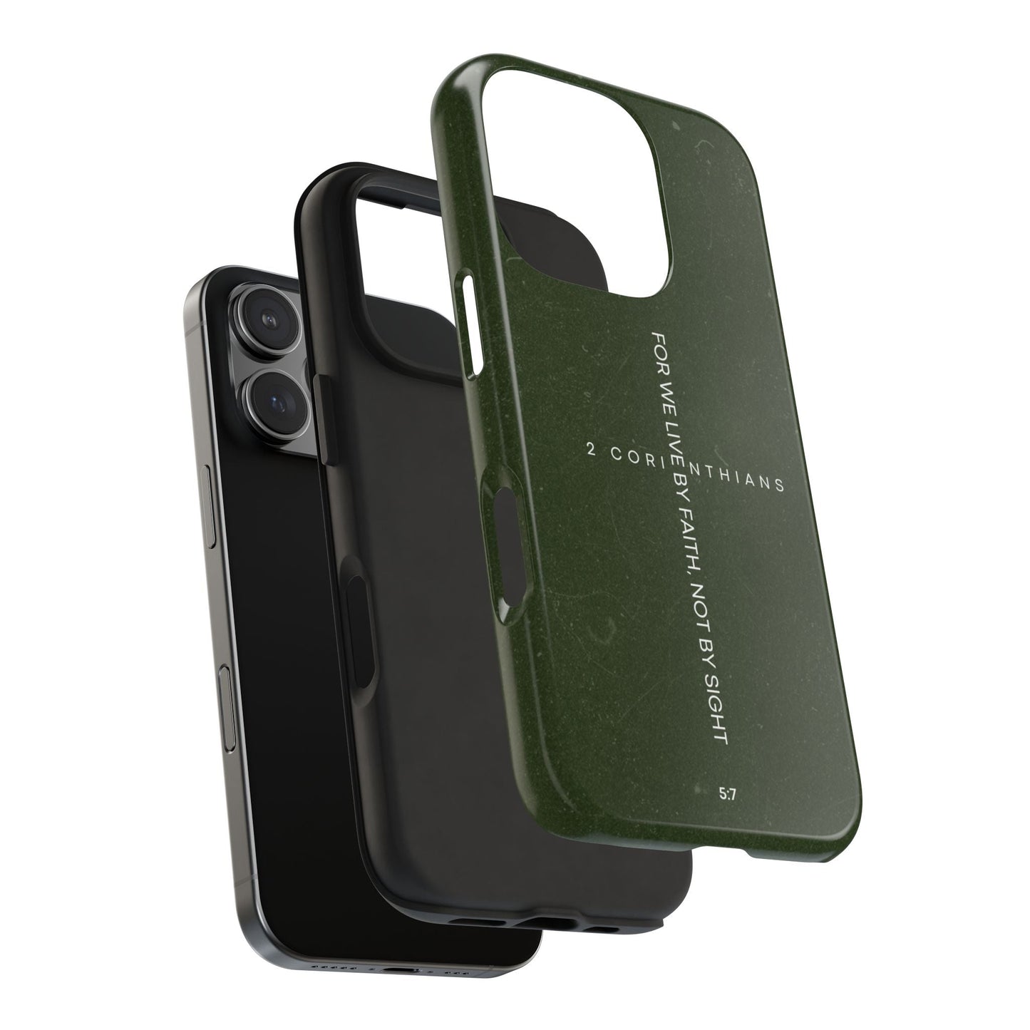 Live by Faith - 2 Corinthians 5:7 iPhone Series Case - BOGO Cases