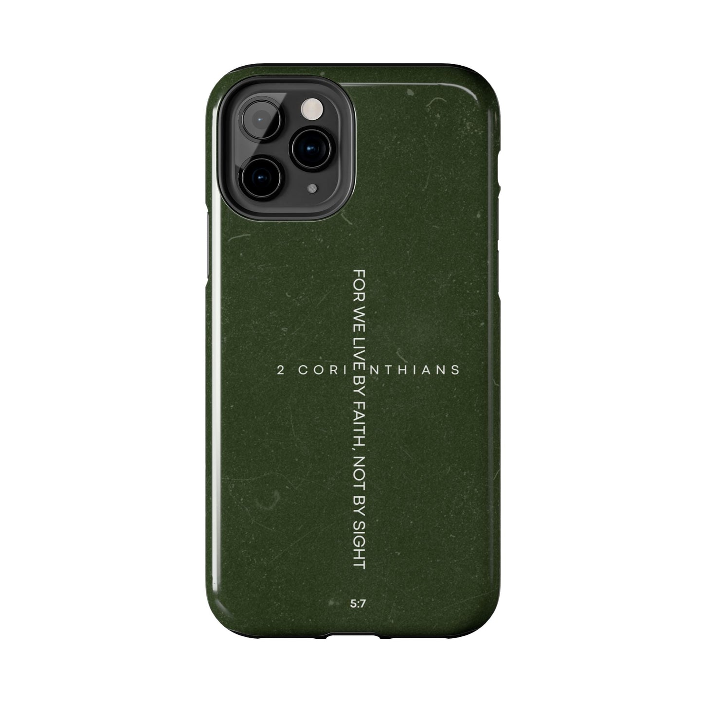 Live by Faith - 2 Corinthians 5:7 iPhone Series Case - BOGO Cases
