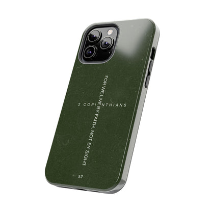 Live by Faith - 2 Corinthians 5:7 iPhone Series Case - BOGO Cases