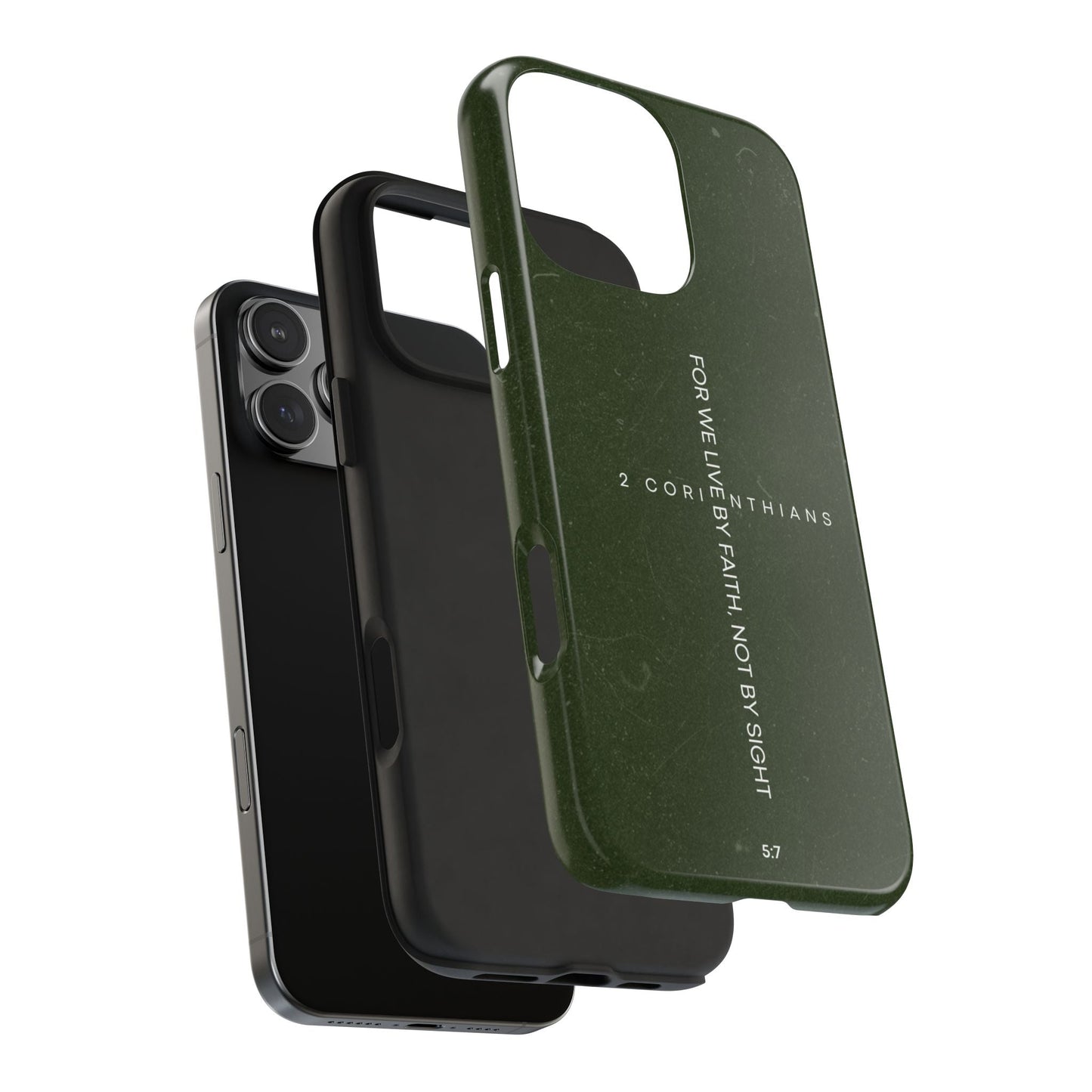 Live by Faith - 2 Corinthians 5:7 iPhone Series Case - BOGO Cases
