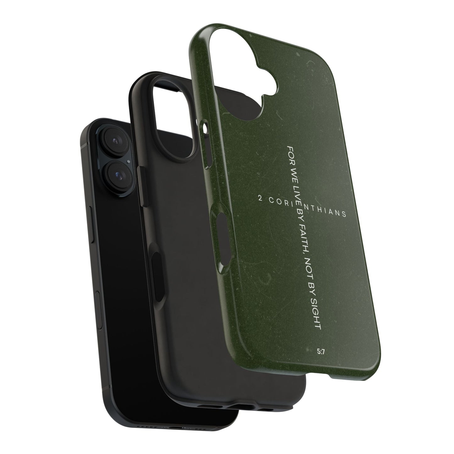 Live by Faith - 2 Corinthians 5:7 iPhone Series Case - BOGO Cases