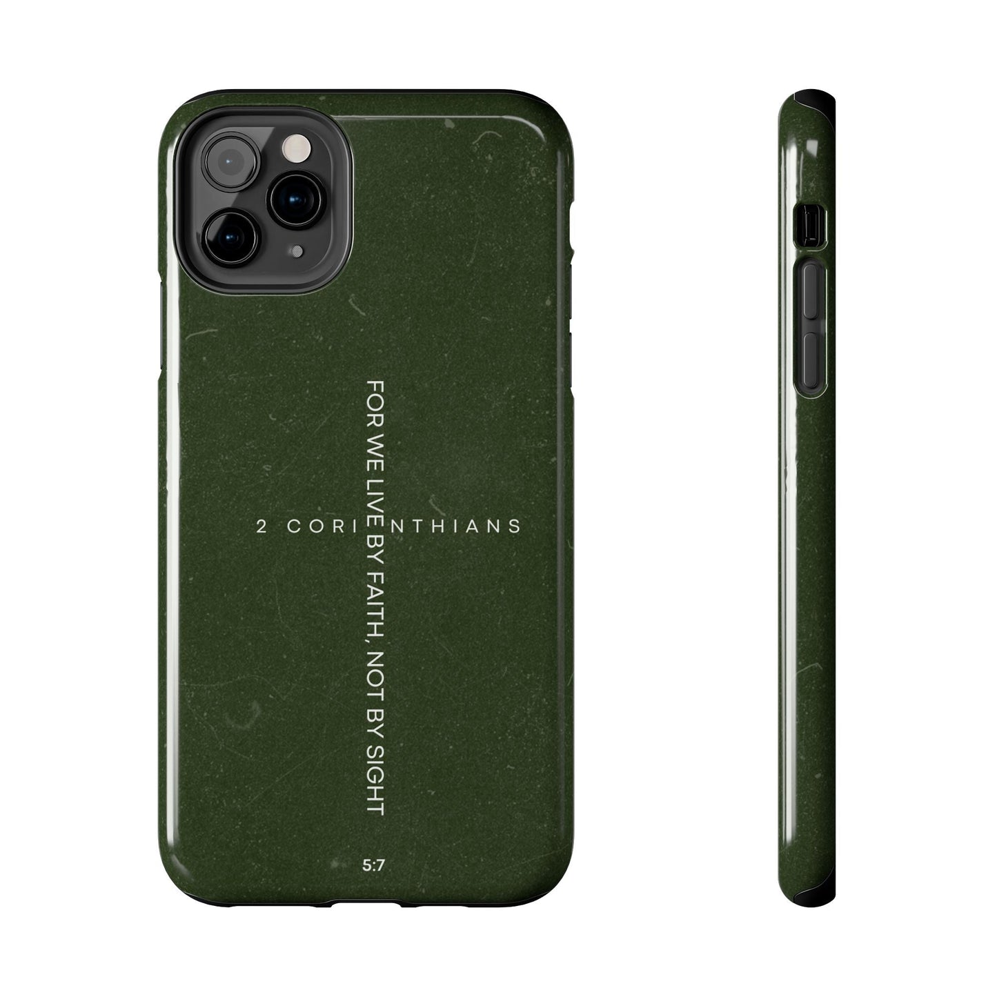 Live by Faith - 2 Corinthians 5:7 iPhone Series Case - BOGO Cases