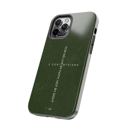 Live by Faith - 2 Corinthians 5:7 iPhone Series Case - BOGO Cases