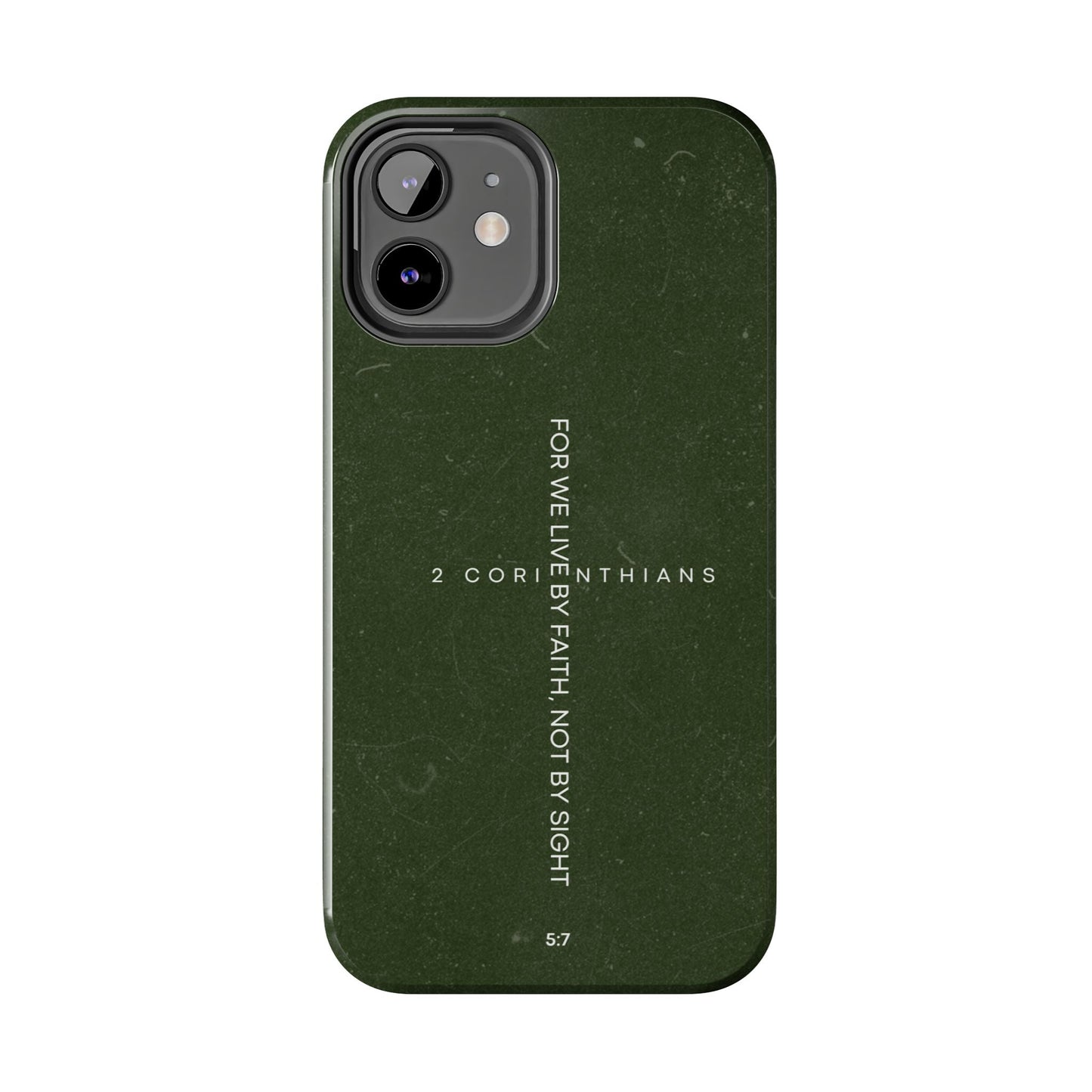 Live by Faith - 2 Corinthians 5:7 iPhone Series Case - BOGO Cases