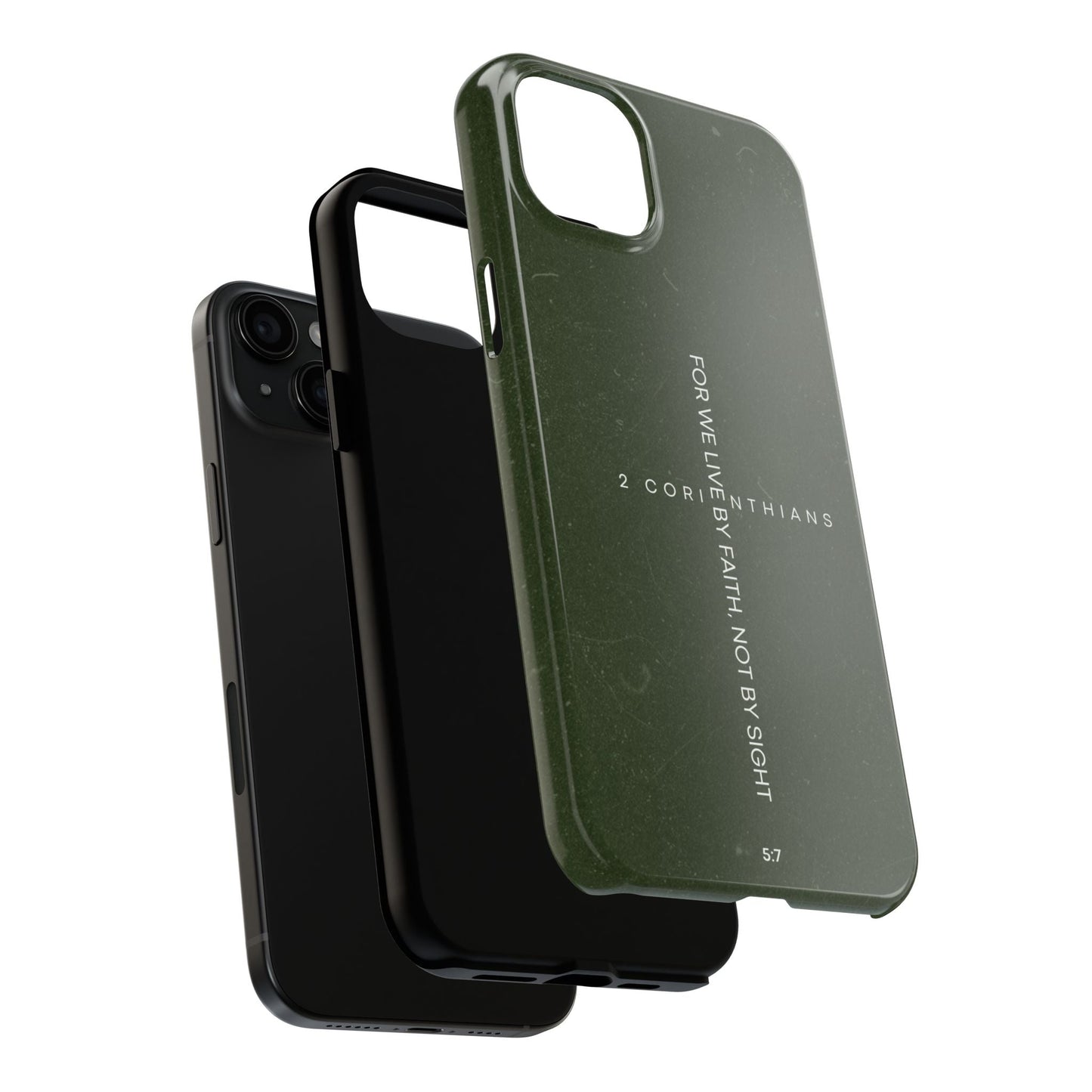 Live by Faith - 2 Corinthians 5:7 iPhone Series Case - BOGO Cases