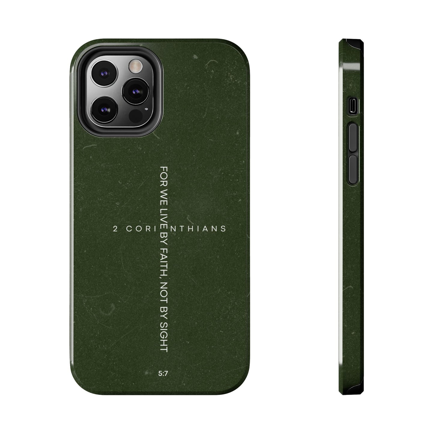 Live by Faith - 2 Corinthians 5:7 iPhone Series Case - BOGO Cases