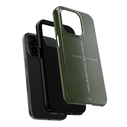 Live by Faith - 2 Corinthians 5:7 iPhone Series Case - BOGO Cases