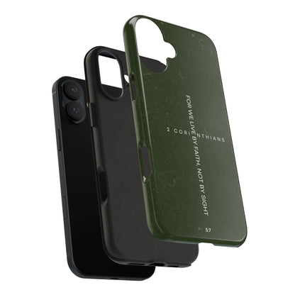 Live by Faith - 2 Corinthians 5:7 iPhone Series Case - BOGO Cases