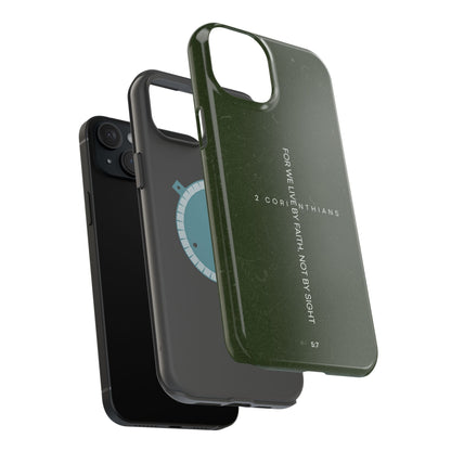 Live by Faith - 2 Corinthians 5:7 MagSafe iPhone Case - BOGO Cases