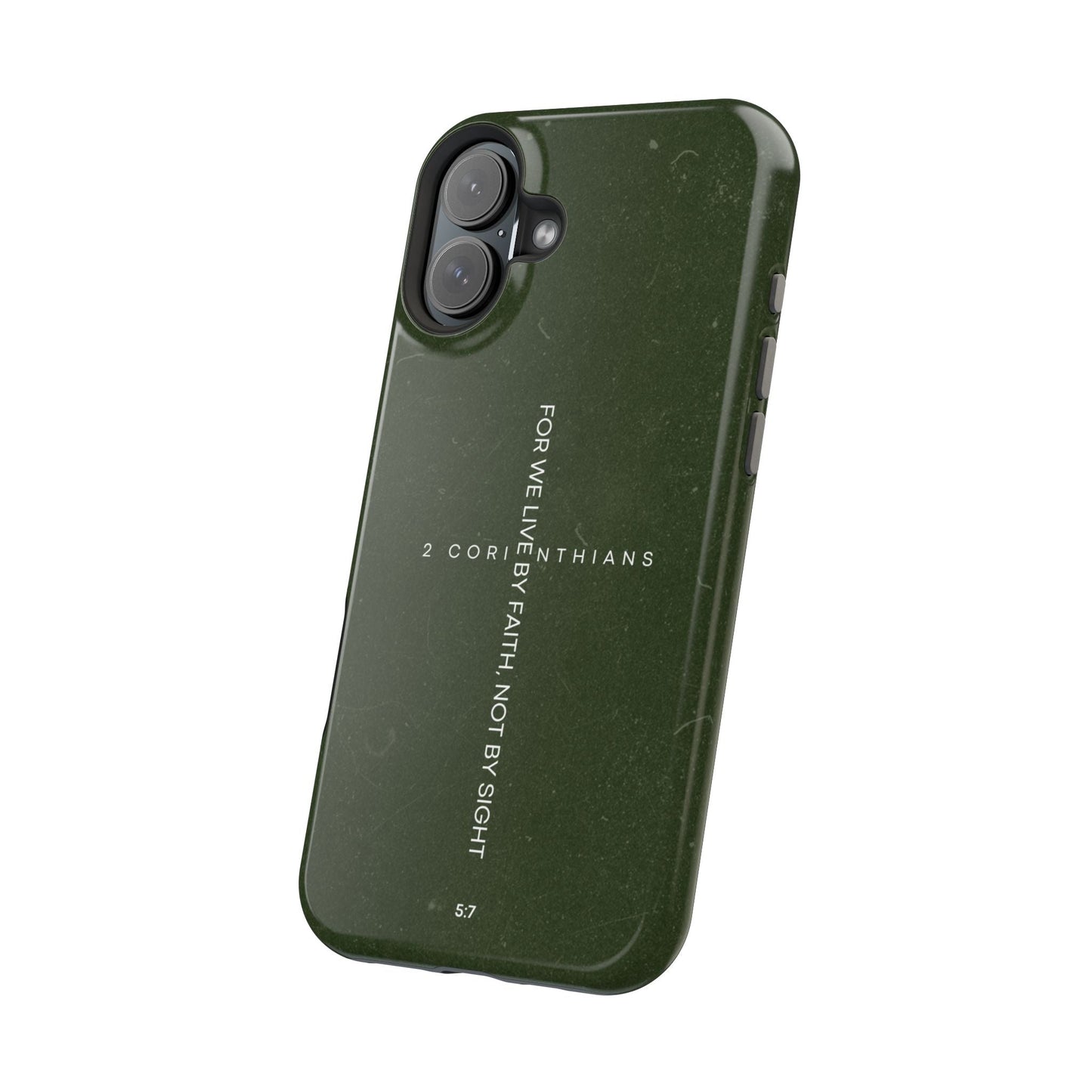 Live by Faith - 2 Corinthians 5:7 MagSafe iPhone Case - BOGO Cases