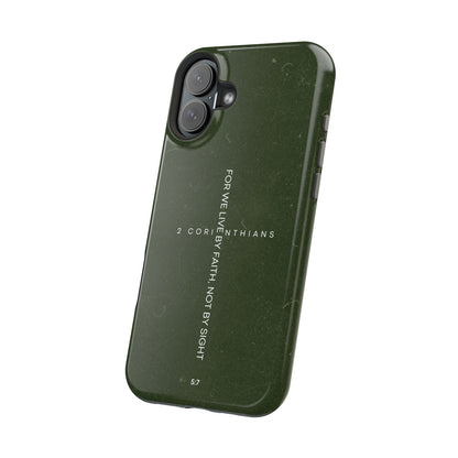 Live by Faith - 2 Corinthians 5:7 MagSafe iPhone Case - BOGO Cases
