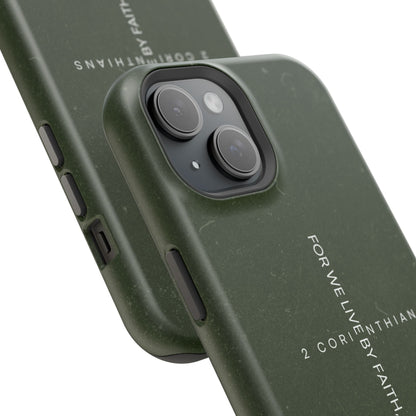 Live by Faith - 2 Corinthians 5:7 MagSafe iPhone Case - BOGO Cases