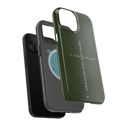 Live by Faith - 2 Corinthians 5:7 MagSafe iPhone Case - BOGO Cases