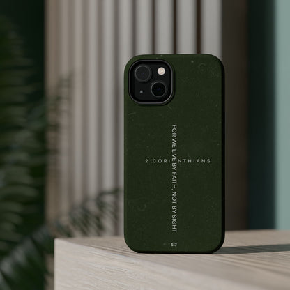Live by Faith - 2 Corinthians 5:7 MagSafe iPhone Case - BOGO Cases