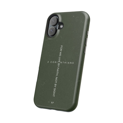 Live by Faith - 2 Corinthians 5:7 MagSafe iPhone Case - BOGO Cases