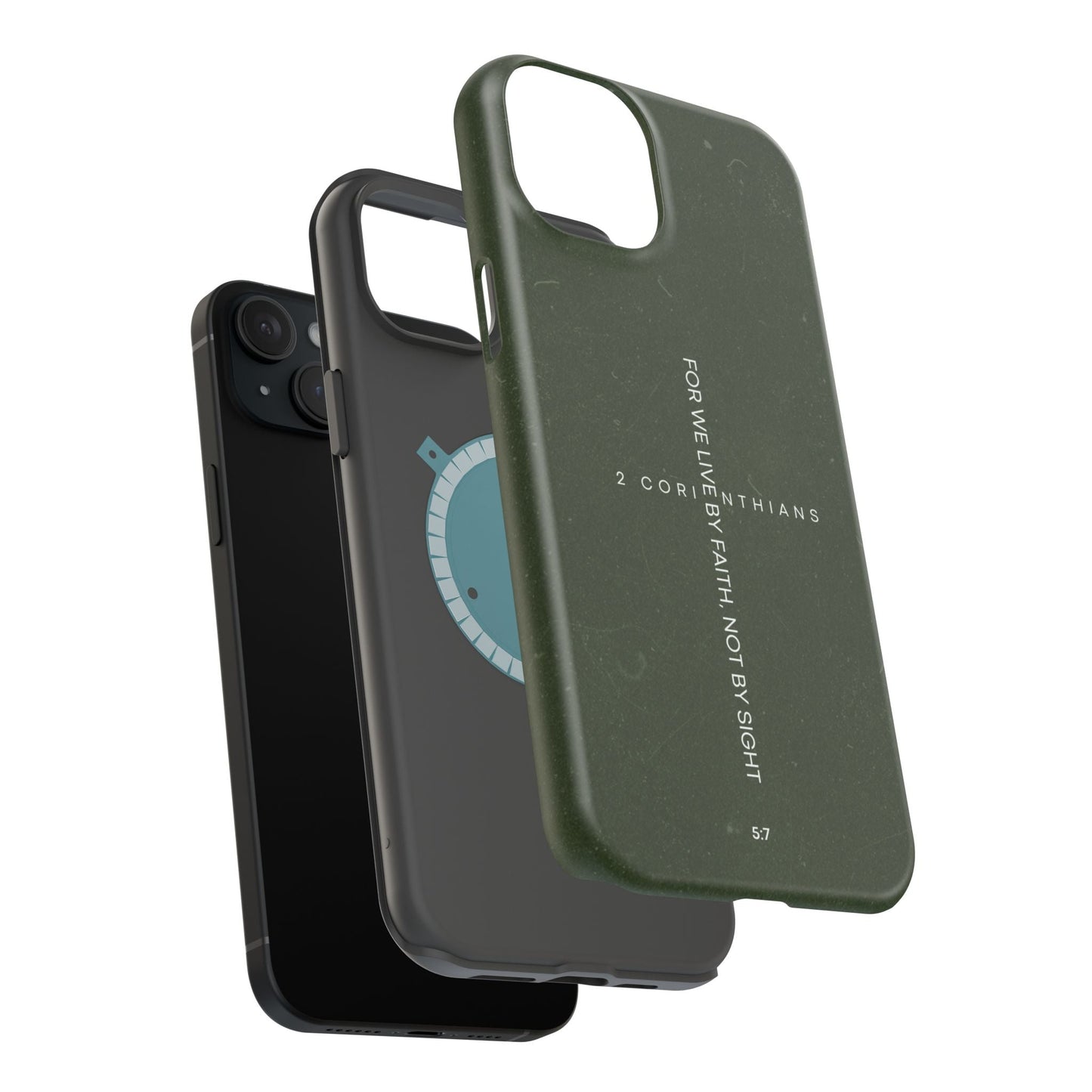 Live by Faith - 2 Corinthians 5:7 MagSafe iPhone Case - BOGO Cases