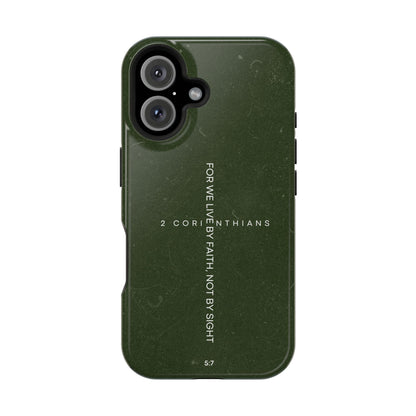 Live by Faith - 2 Corinthians 5:7 MagSafe iPhone Case - BOGO Cases