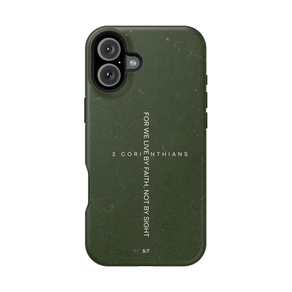 Live by Faith - 2 Corinthians 5:7 MagSafe iPhone Case - BOGO Cases