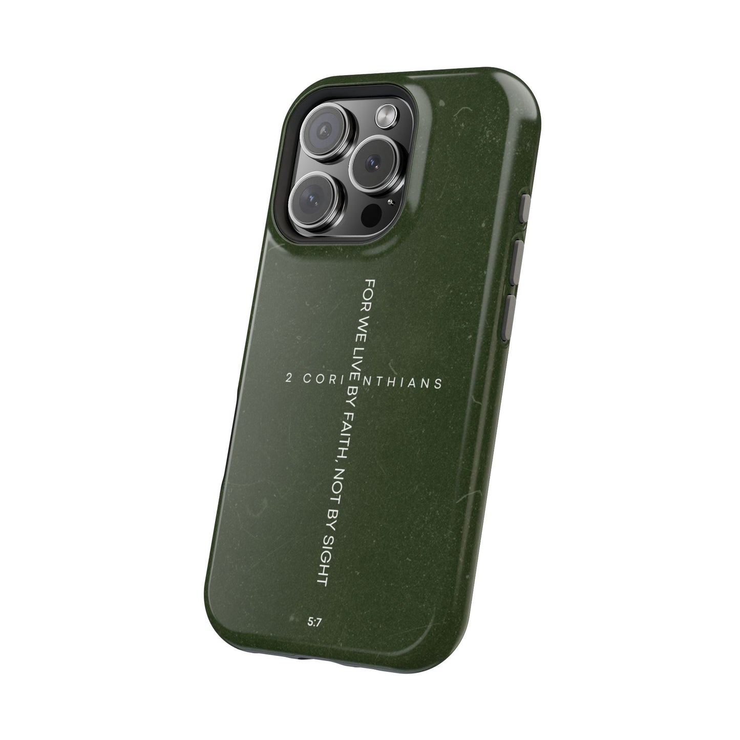 Live by Faith - 2 Corinthians 5:7 MagSafe iPhone Case - BOGO Cases