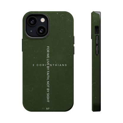 Live by Faith - 2 Corinthians 5:7 MagSafe iPhone Case - BOGO Cases