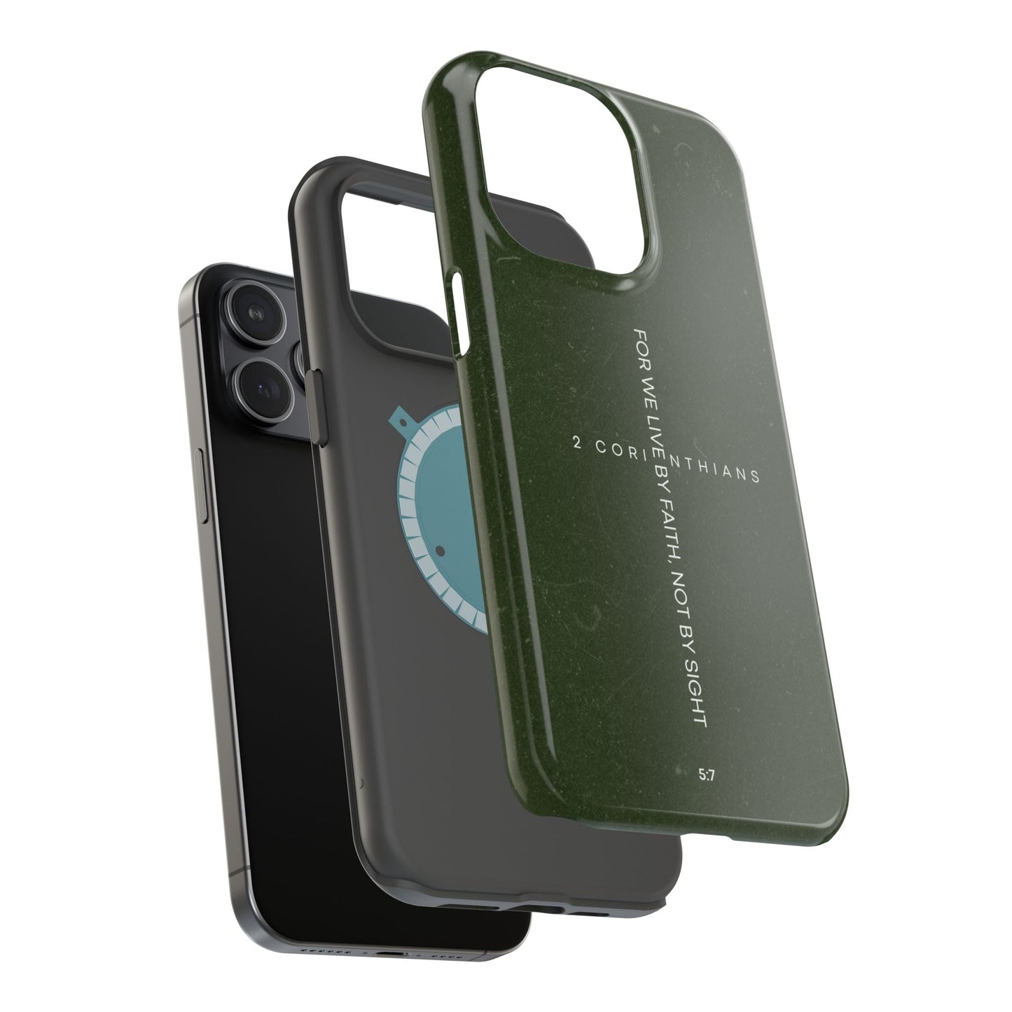 Live by Faith - 2 Corinthians 5:7 MagSafe iPhone Case - BOGO Cases