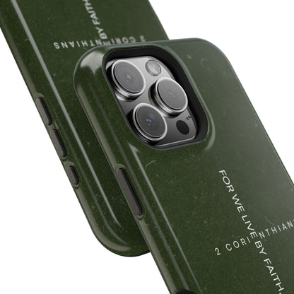 Live by Faith - 2 Corinthians 5:7 MagSafe iPhone Case - BOGO Cases
