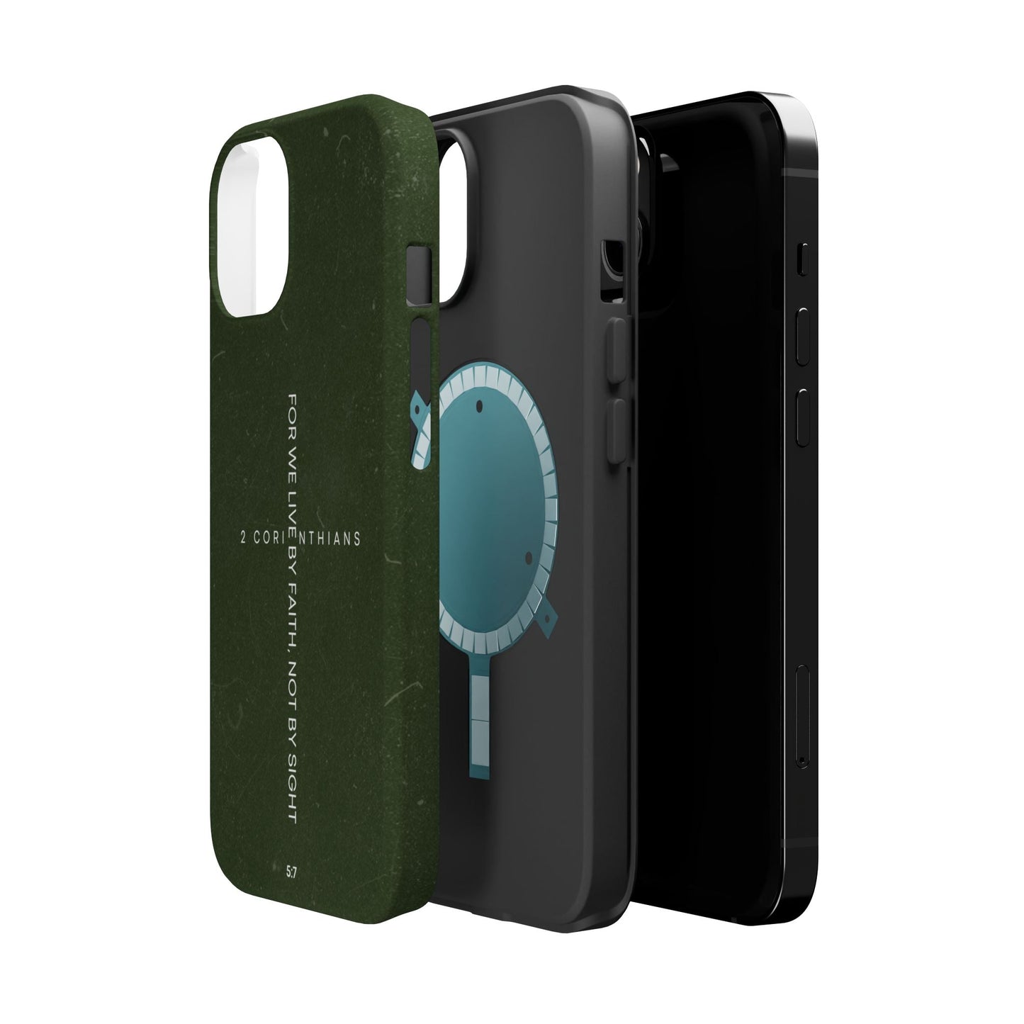 Live by Faith - 2 Corinthians 5:7 MagSafe iPhone Case - BOGO Cases