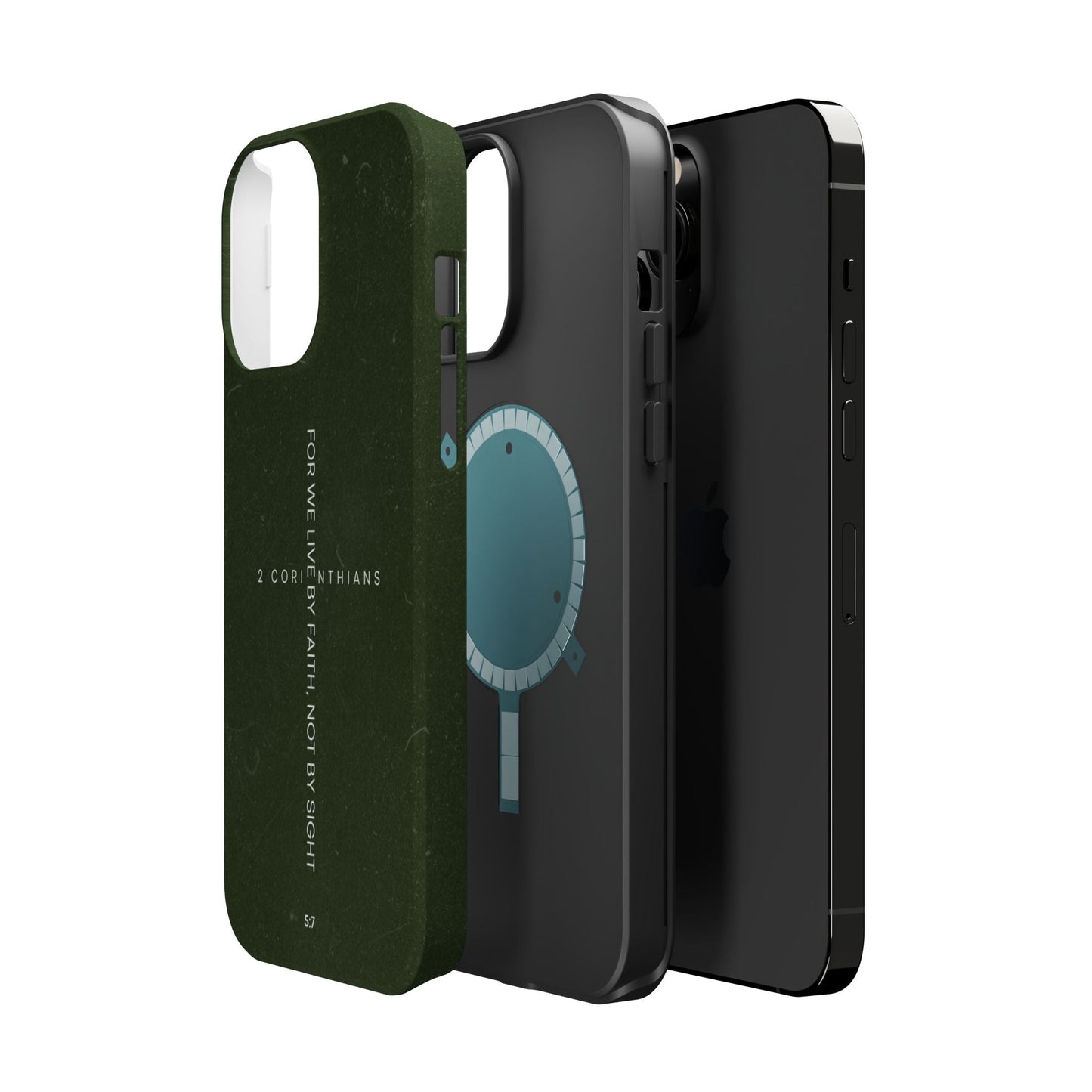 Live by Faith - 2 Corinthians 5:7 MagSafe iPhone Case - BOGO Cases