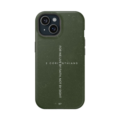 Live by Faith - 2 Corinthians 5:7 MagSafe iPhone Case - BOGO Cases