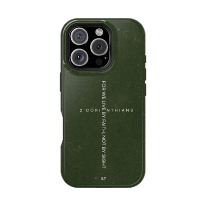 Live by Faith - 2 Corinthians 5:7 MagSafe iPhone Case - BOGO Cases
