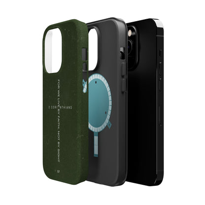 Live by Faith - 2 Corinthians 5:7 MagSafe iPhone Case - BOGO Cases