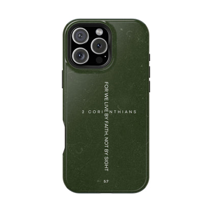 Live by Faith - 2 Corinthians 5:7 MagSafe iPhone Case - BOGO Cases